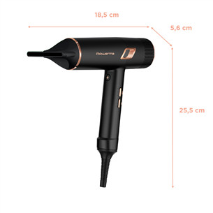 Rowenta Maestria Ultimate Experience, 2000 W, melna - Matu fēns