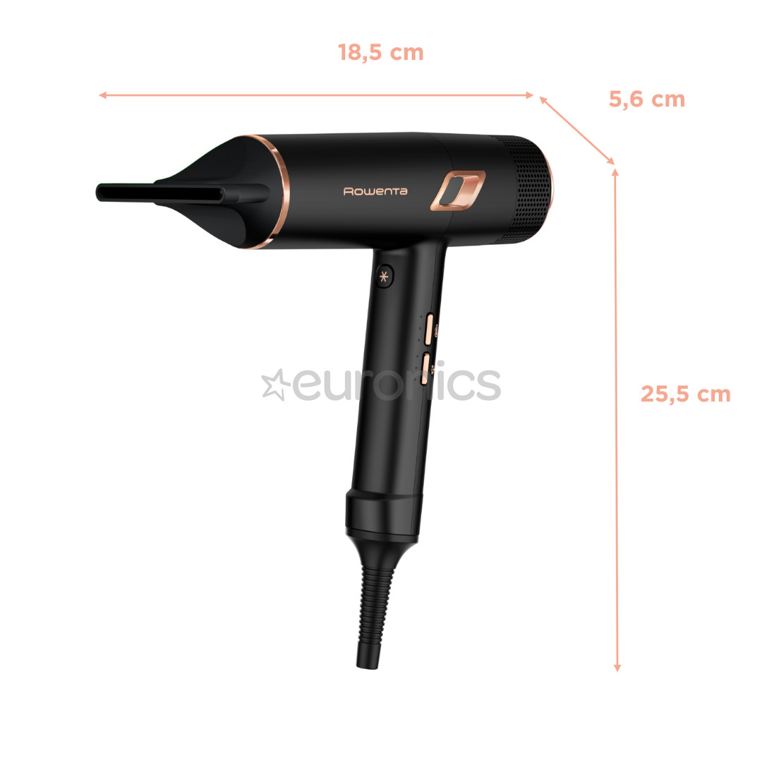 Rowenta Maestria Ultimate Experience, 2000 W, melna - Matu fēns