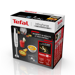 Tefal Infiny Force, balta - Rokas blenderis