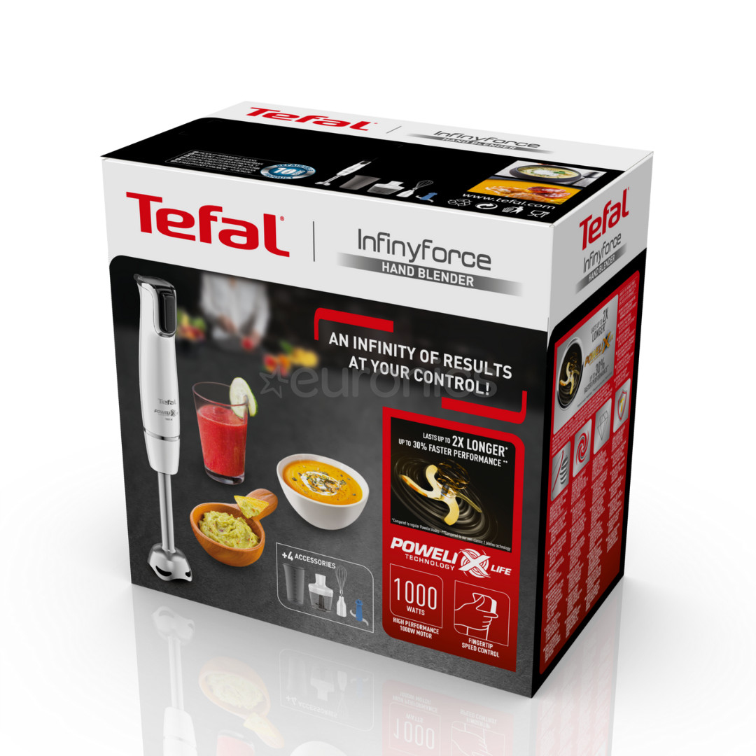 Tefal Infiny Force, white - Hand blender