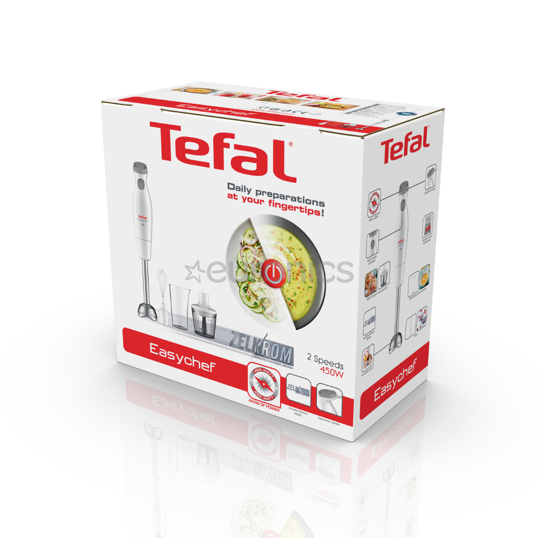 Tefal Easychef, 450 W, balta - Rokas blenderis