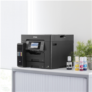Epson EcoTank L6460, Wi-Fi, melna - Daudzfunkciju tintes printeris