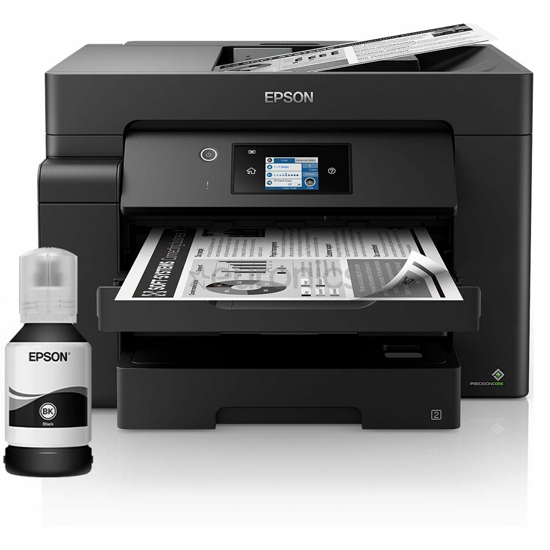 Epson EcoTank M15140, A3+, Wi-Fi, melna - Daudzfunkciju tintes printeris