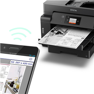 Epson EcoTank M15140, A3+, Wi-Fi, melna - Daudzfunkciju tintes printeris