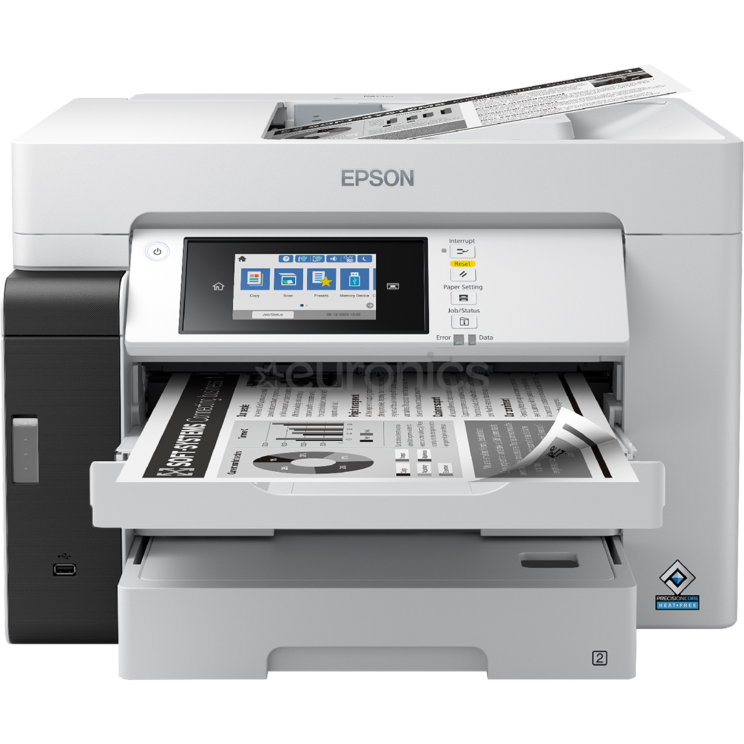 Epson EcoTank M15180, A3, Wi-Fi, pelēka - Daudzfunkciju tintes printeris