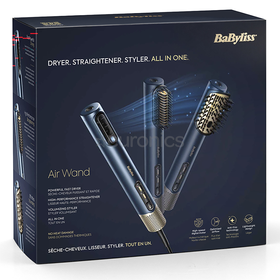 Babyliss Air Wand, blue - Air styler