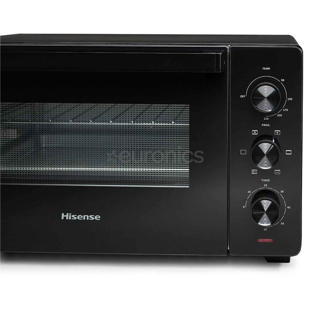 Hisense, 30 л, 1600 Вт, черный - Мини-духовка