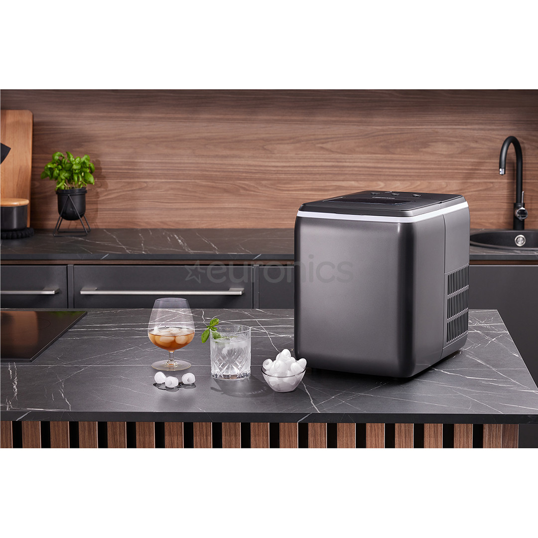 Hisense, 2.8 L, black - Ice maker
