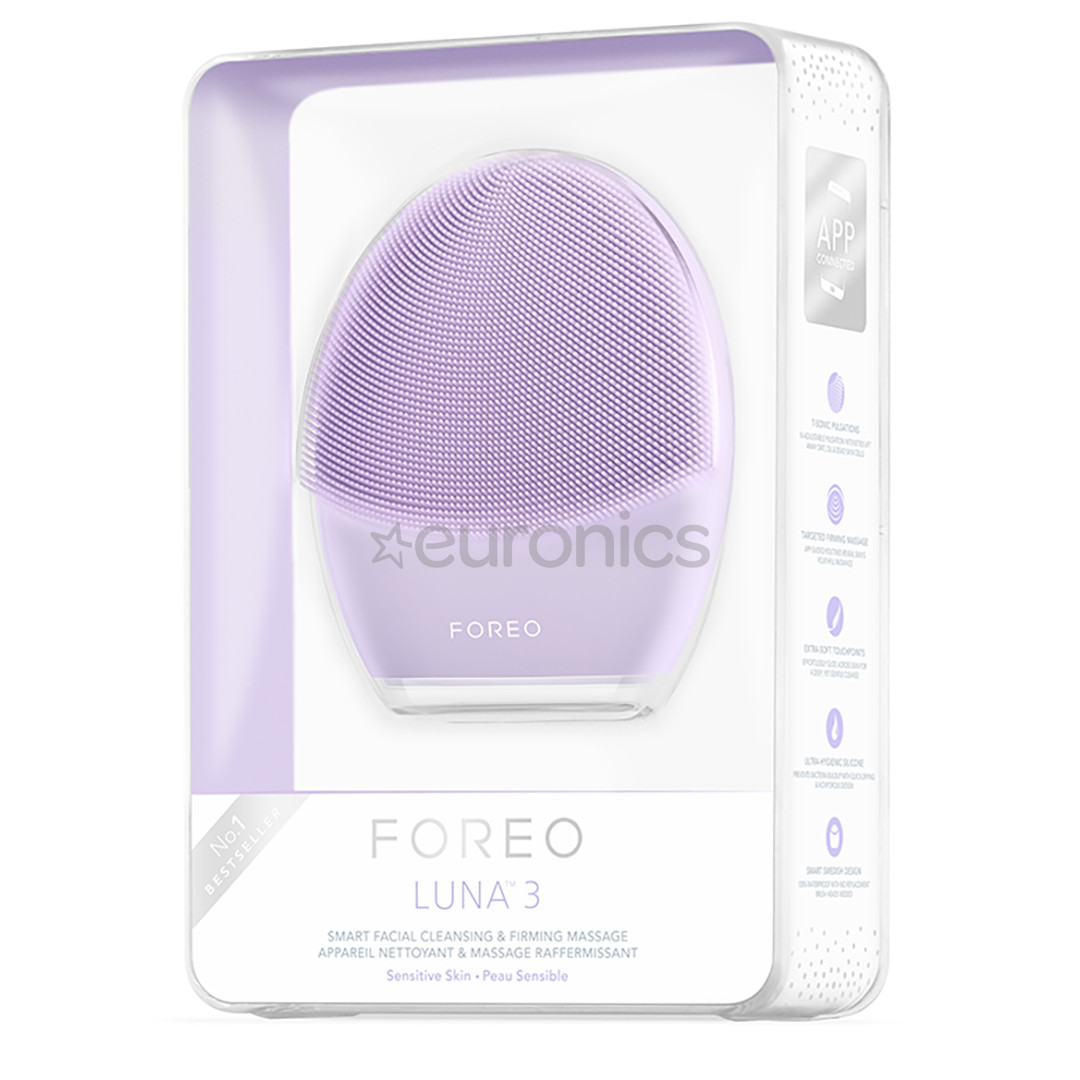 Foreo Luna 3 Sensitive, сиреневый - Щеточка для очищения лица