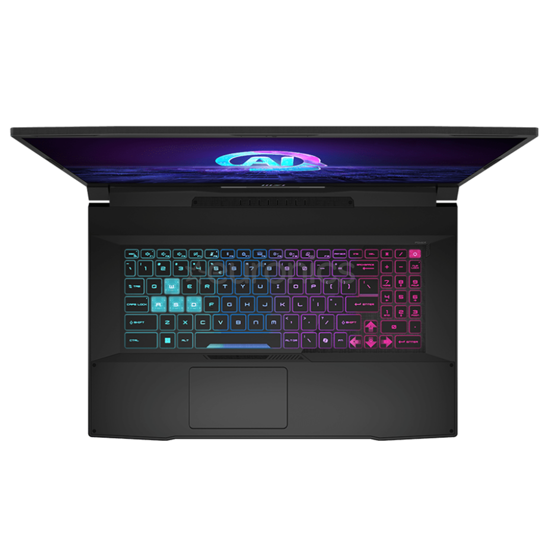 MSI Katana A17 AI B8VF, 17,3'', 144 Hz, Ryzen 9, 16 GB, 1 TB, RTX 4060, melna - Portatīvais dators