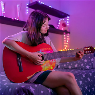 Twinkly Candies Stars, RGB, 200 LED, USB-C, 12 m, green wire - Smart Lights