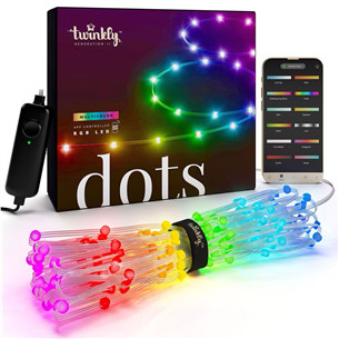 Twinkly Dots, 400 LED, IP20, 20 m, transparent - Smart Lights