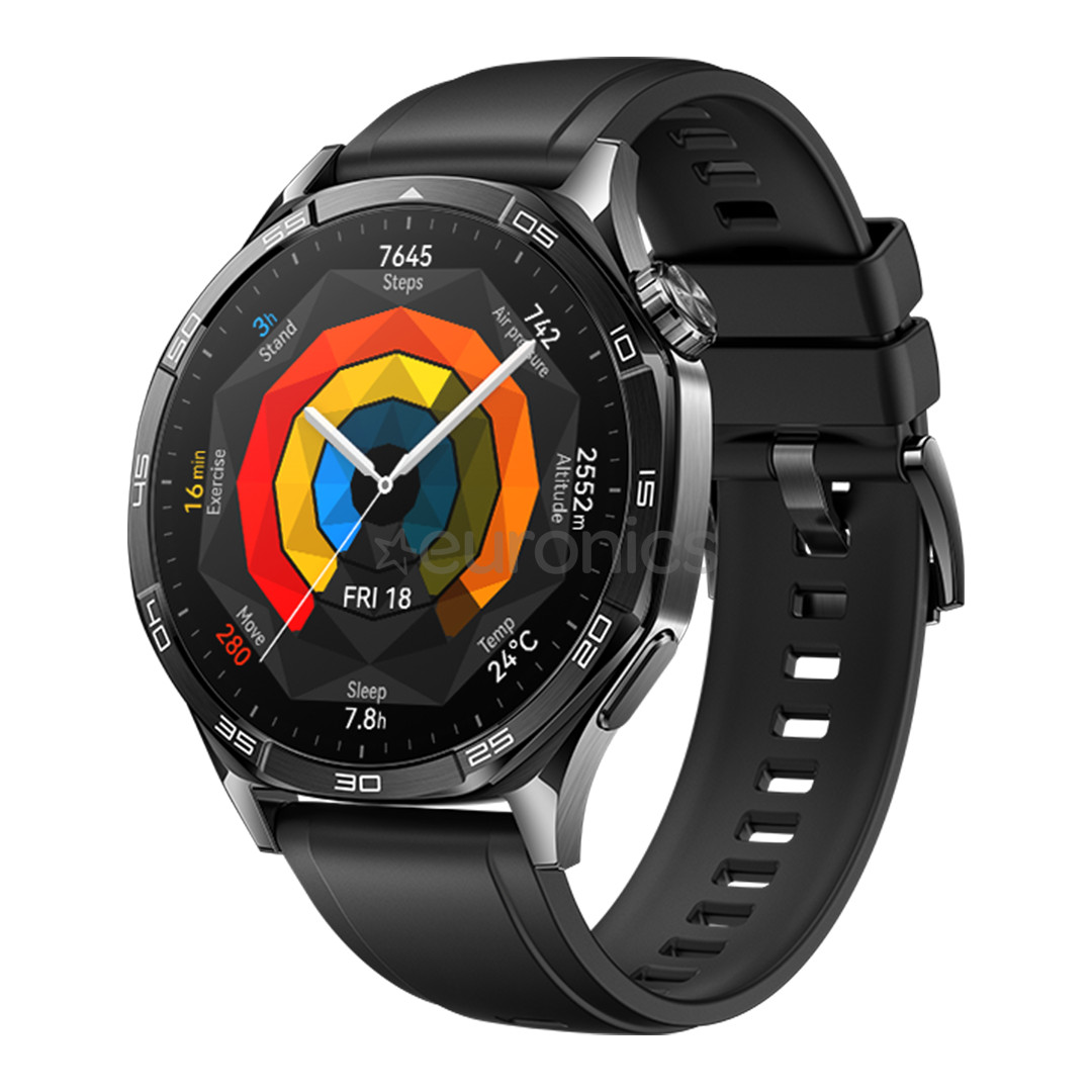 Huawei Watch GT 5, 46 мм, черный - Смарт-часы
