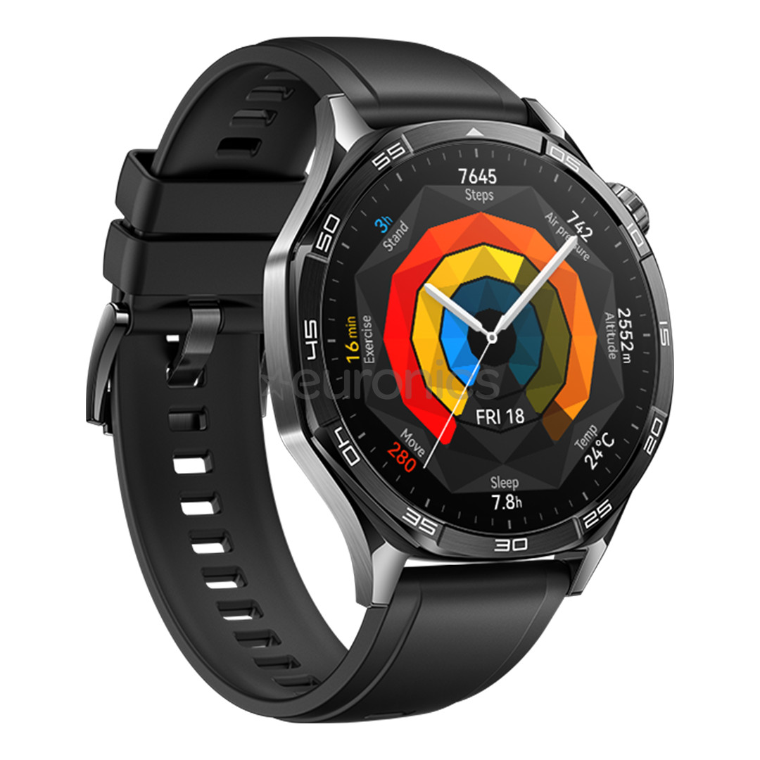 Huawei Watch GT 5, 46 мм, черный - Смарт-часы