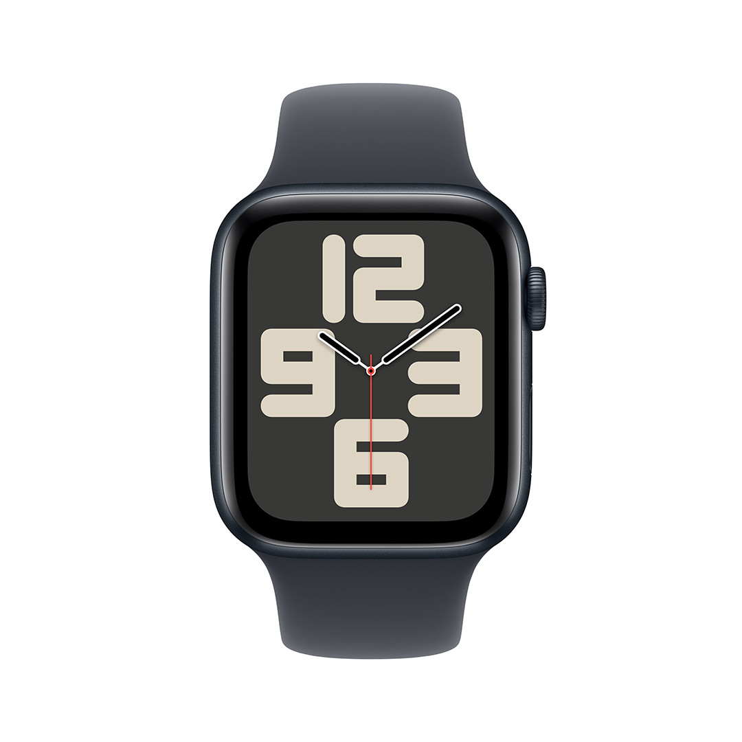 Apple Watch SE, 44 mm, GPS, sport band, M/L, midnight aluminium / midnight - Smart watch