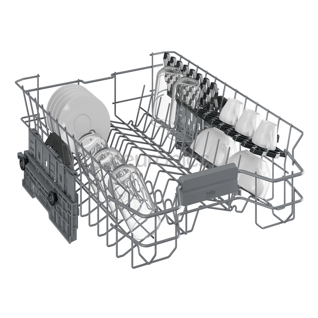 Beko, 10 komplekti, sudraba - Brīvi stāvoša trauku mazgājamā mašīna