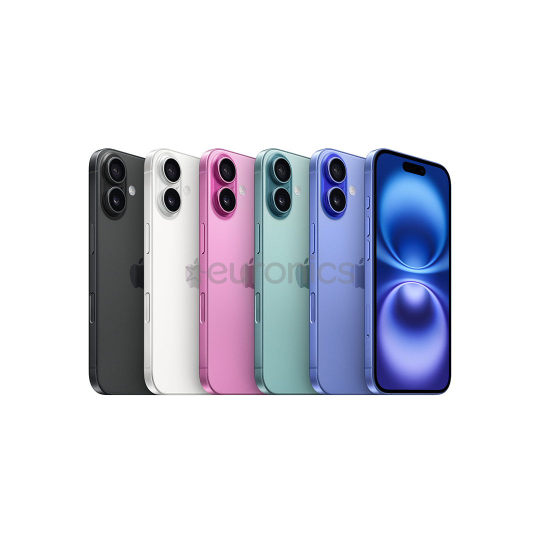 Apple iPhone 16, 256 GB, rozā - Viedtālrunis