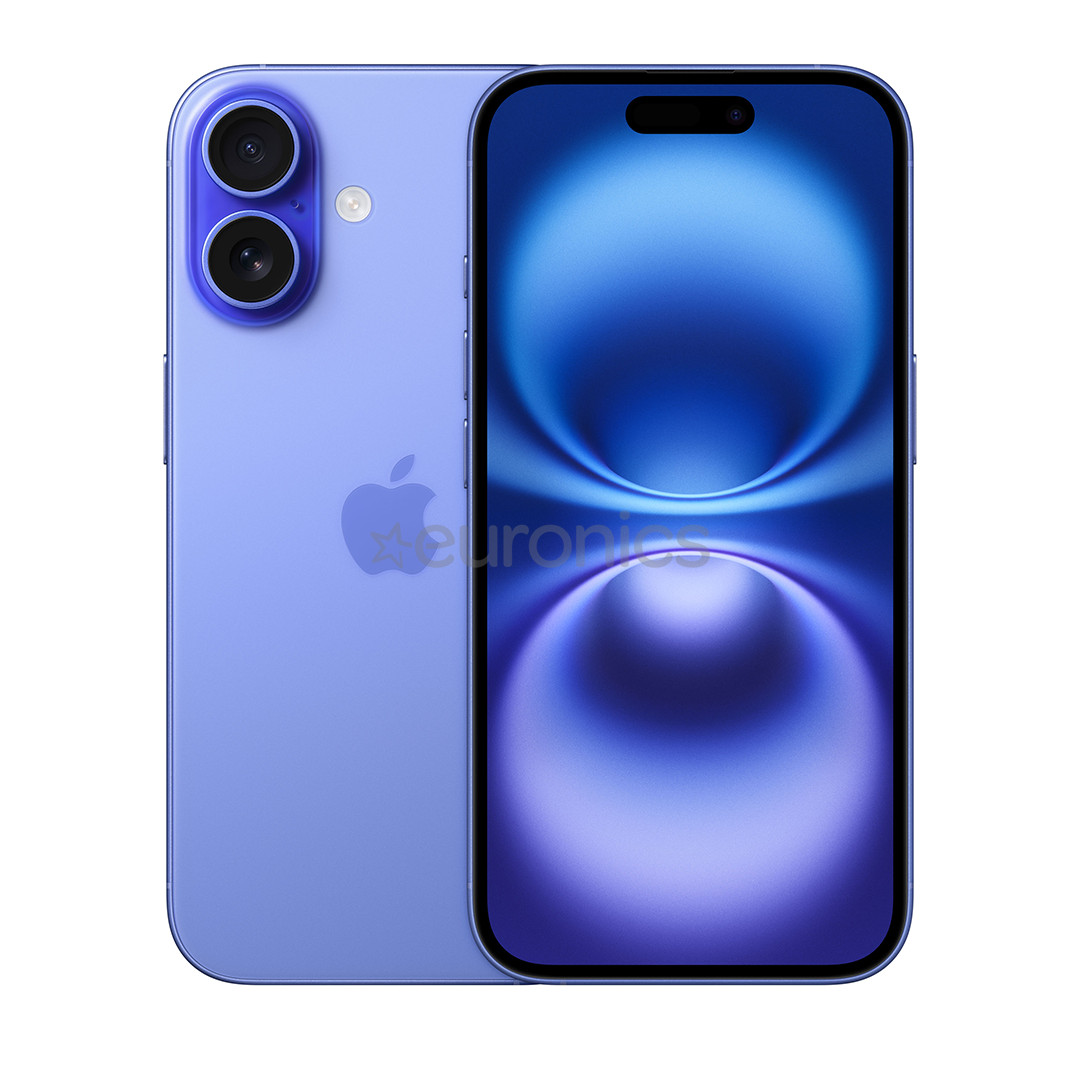 Apple iPhone 16, 128 ГБ, синий - Смартфон