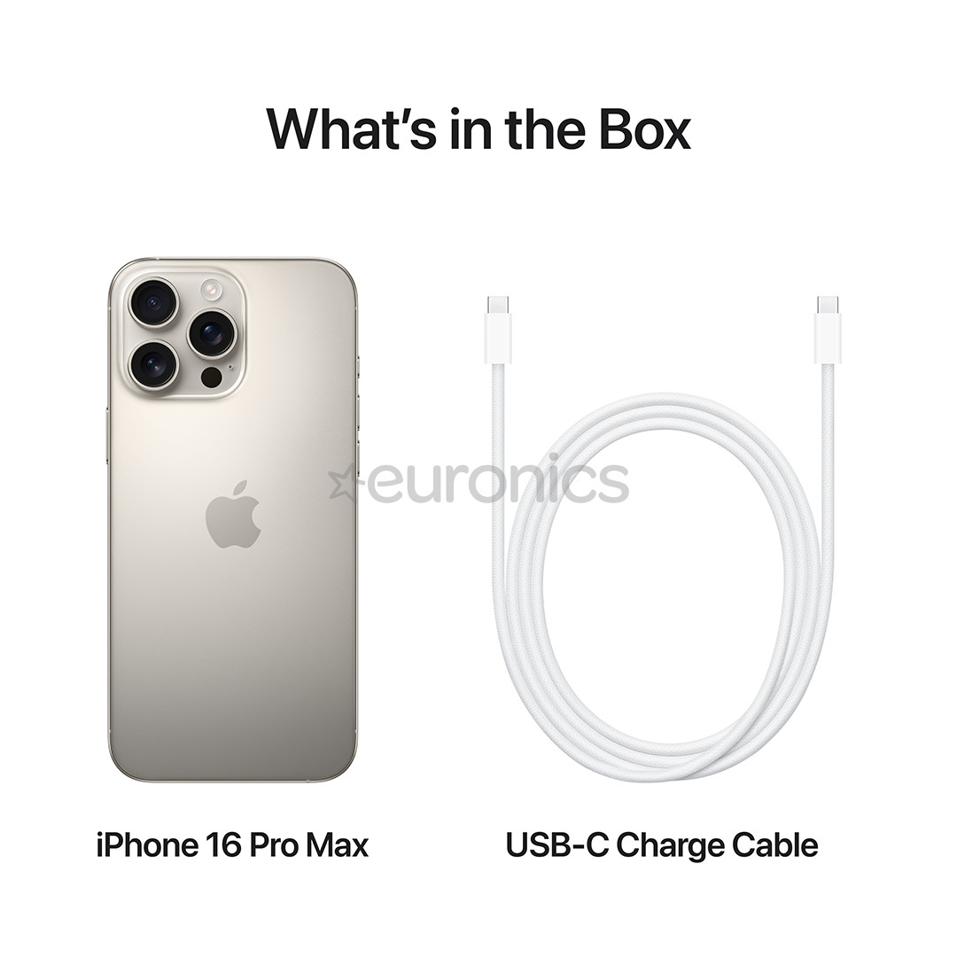 Apple iPhone 16 Pro Max, 1 TB, pelēka - Viedtālrunis
