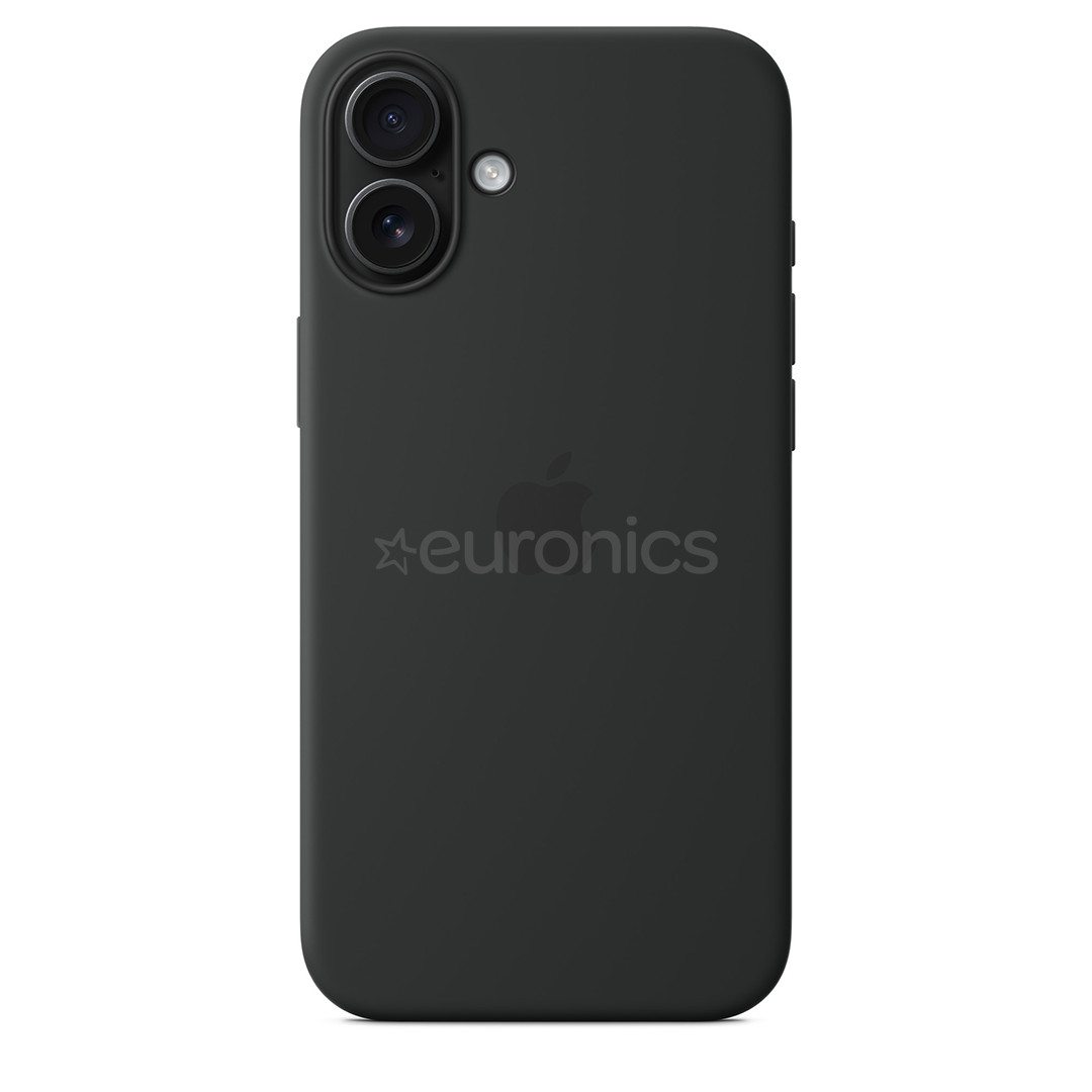 Apple Silicone Case with Magsafe, iPhone 16 Plus, черный - Чехол