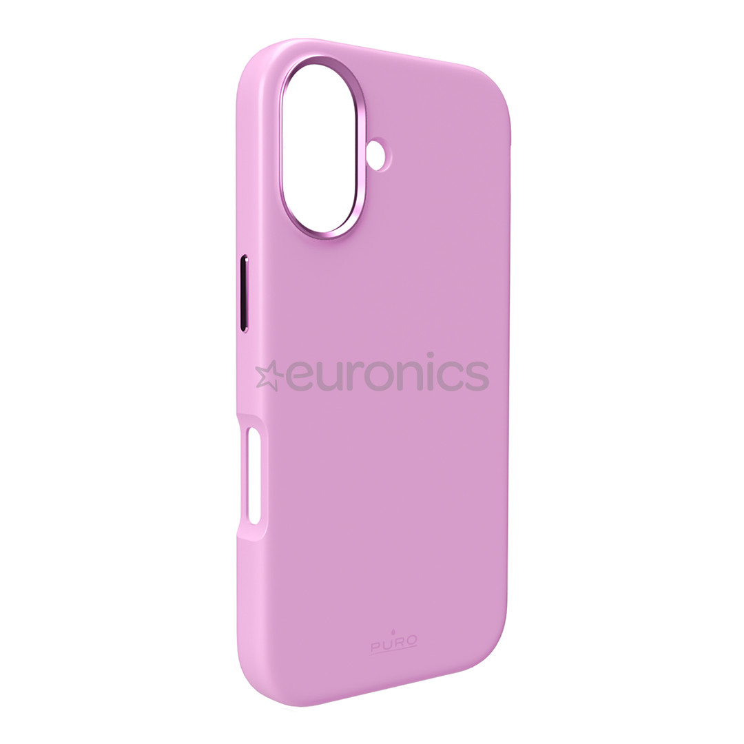 Puro Cover Icon Mag Pro for iPhone 16 Plus, rozā - Apvalks viedtālrunim