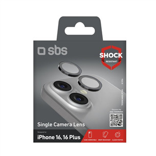 SBS Single protective lenses for camera, iPhone 16 / 16 Plus - Kameras objektīva aizsargs
