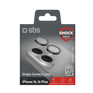 SBS Single protective lenses for camera, iPhone 16 / 16 Plus - Kameras objektīva aizsargs