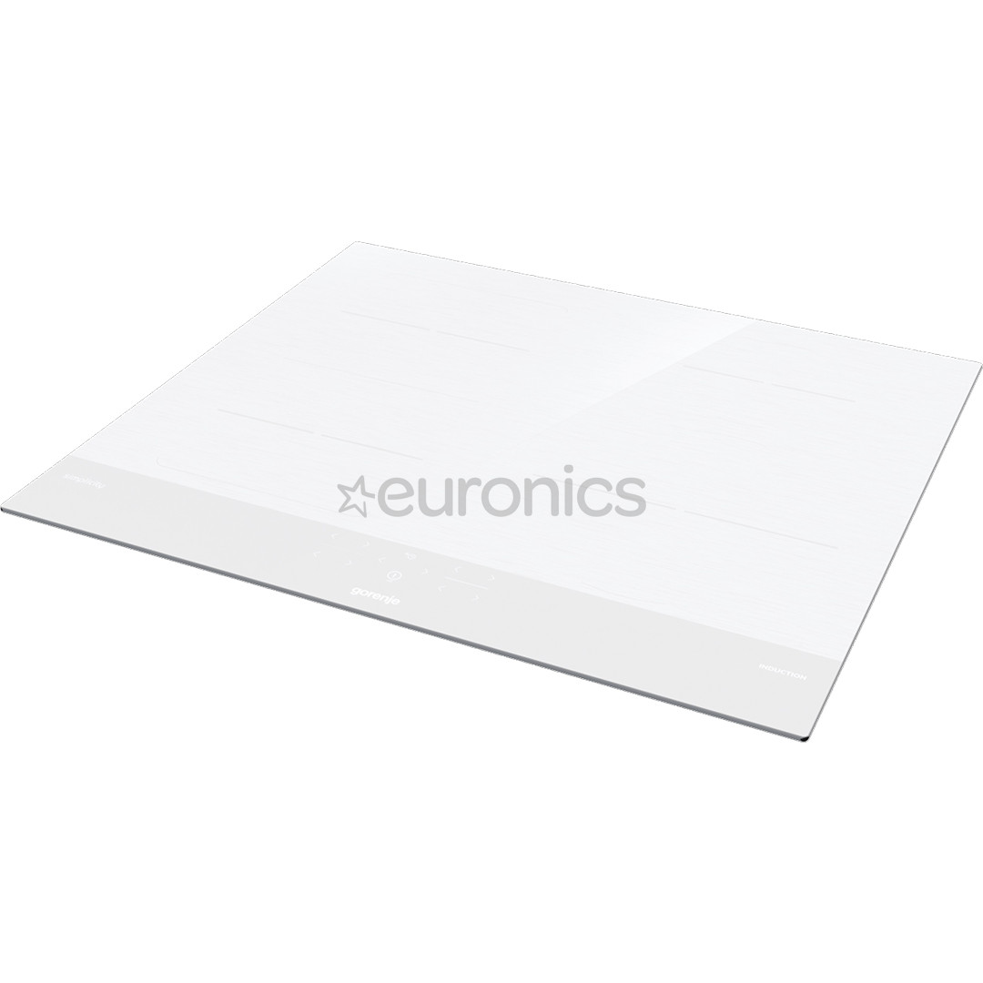 Gorenje, platums 59.5 cm, bez rāmja, balta - Iebūvējama indukcijas plīts virsma