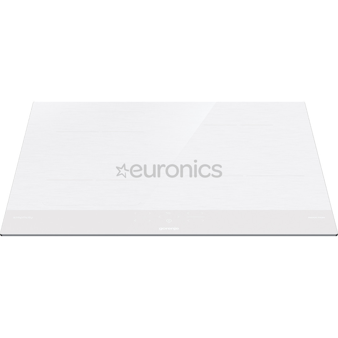 Gorenje, platums 59.5 cm, bez rāmja, balta - Iebūvējama indukcijas plīts virsma