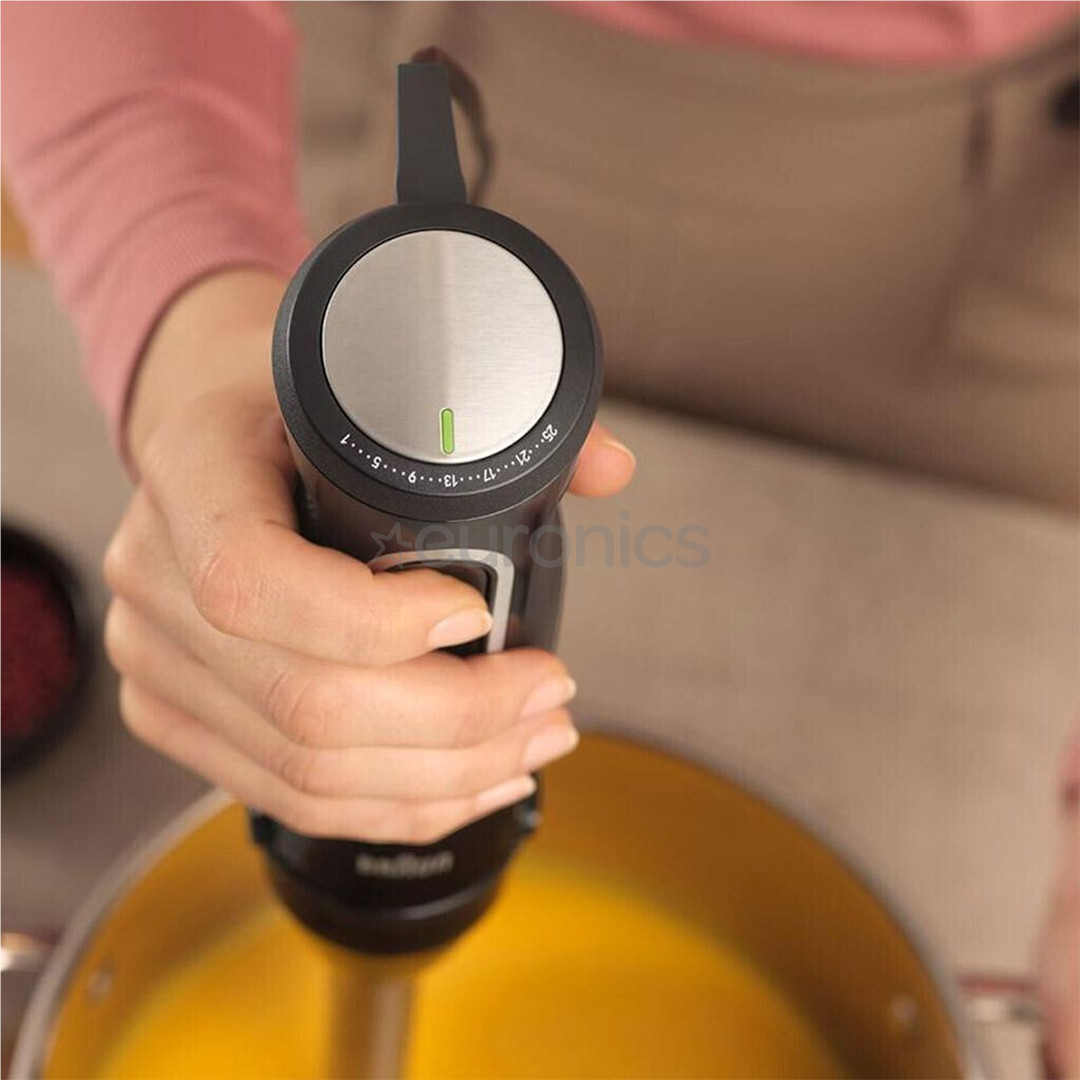 Braun MultiQuick 5 Pro, melna - Rokas blenderis