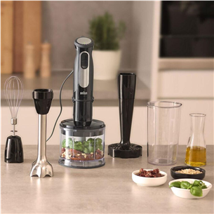 Braun MultiQuick 5 Pro, melna - Rokas blenderis