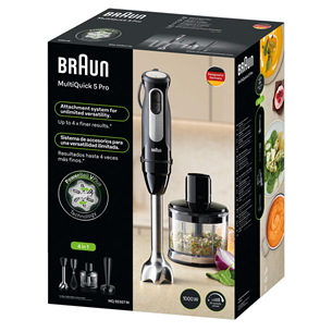Braun MultiQuick 5 Pro, melna - Rokas blenderis