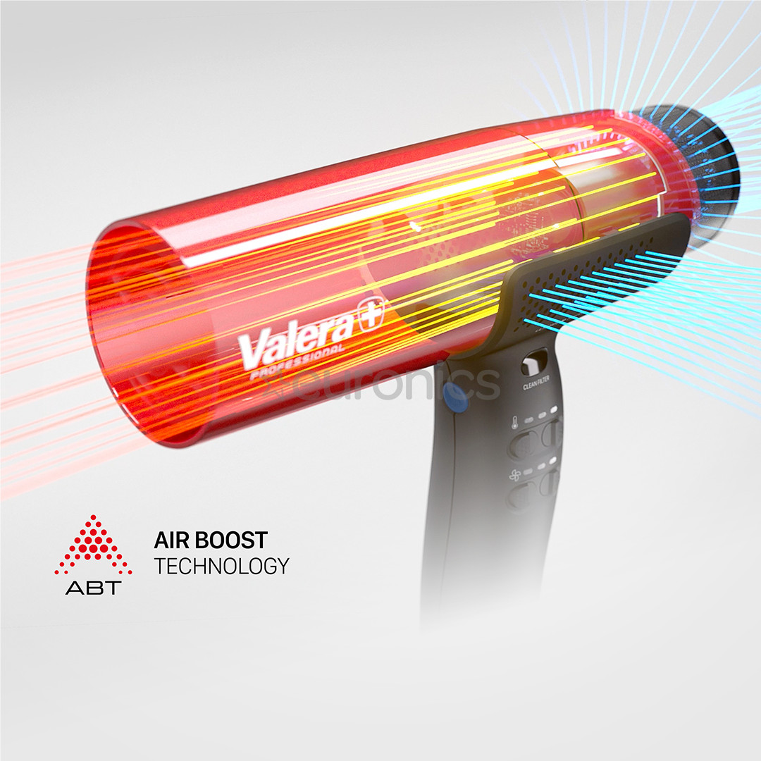 Valera MatrixCare AI, 2000 W, sarkana - Matu fēns