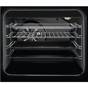 Electrolux 600 Series SteamBake, 58 л, ширина 60 см, нерж. сталь - Газовая плита с электрической духовкой