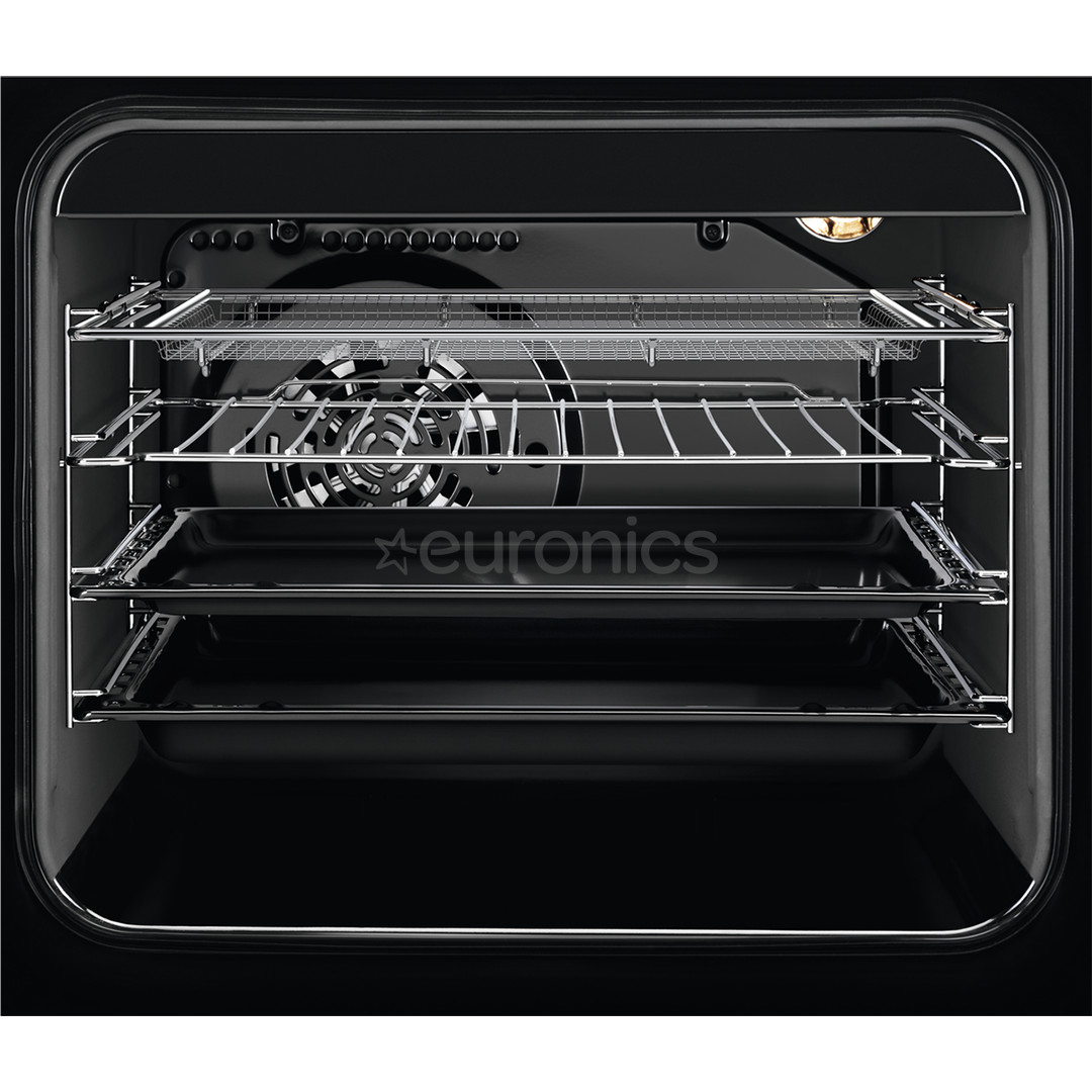 Electrolux 600 Series SteamBake, 58 л, ширина 60 см, нерж. сталь - Газовая плита с электрической духовкой