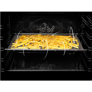 Electrolux 600 Series SteamBake, 58 л, ширина 50 см, белый - Газовая плита с электрической духовкой