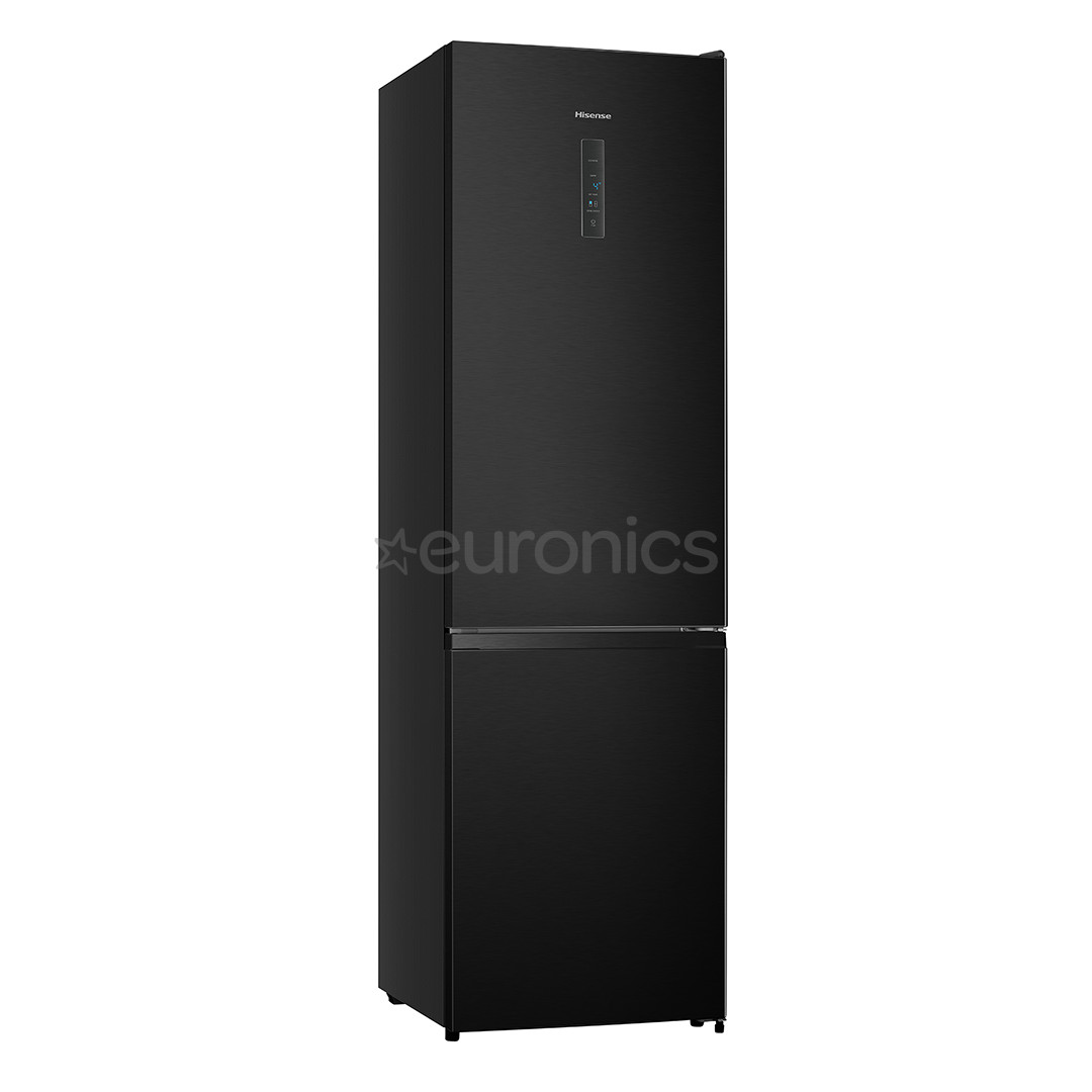 Hisense, NoFrost, 336 L, augstums 201 cm, melna - Ledusskapis