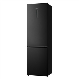Hisense, NoFrost, 336 L, augstums 201 cm, melna - Ledusskapis