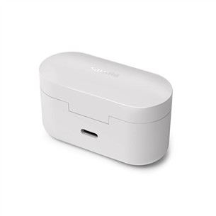 Philips TAT3509, aktīvā trokšņu slāpēšana, balta - Bezvadu austiņas