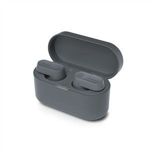 Philips TAT3509, aktīvā trokšņu slāpēšana, pelēka - Bezvadu austiņas