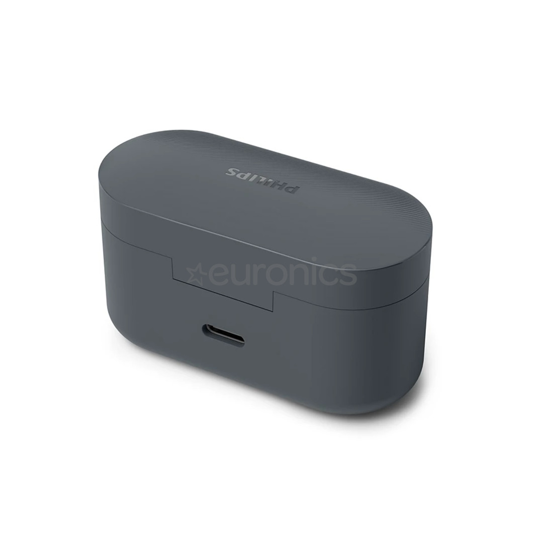 Philips TAT3509, aktīvā trokšņu slāpēšana, pelēka - Bezvadu austiņas