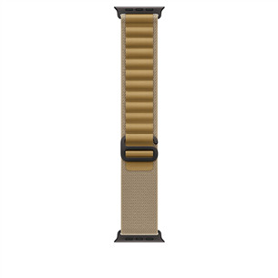 Apple Watch Alpine Loop, 49 mm, Medium, melna titāna/brūna - Siksniņa pulkstenim