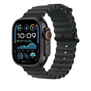 Apple Ocean Band, 49 mm, melna titāna/melna - Siksniņa pulkstenim