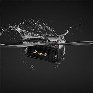 Marshall Emberton III, melna/misiņa - Portatīvais bezvadu skaļrunis