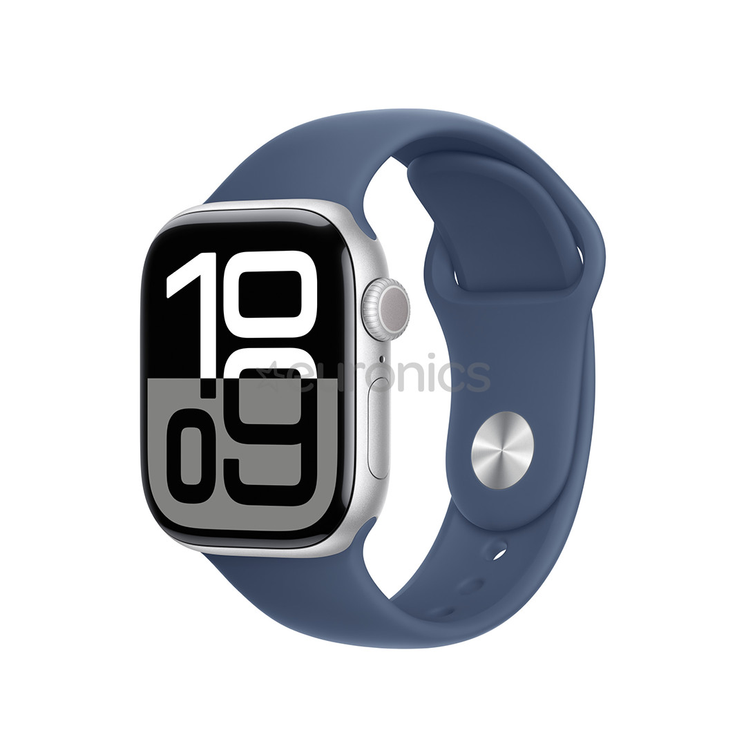 Apple 42mm Denim Sport Band, S/M, zila - Siksniņa pulkstenim