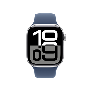 Apple 42mm Denim Sport Band, S/M, zila - Siksniņa pulkstenim