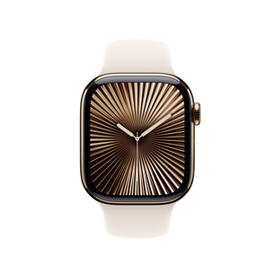 Apple 42mm Starlight Sport Band, S/M, bēša - Siksniņa pulkstenim