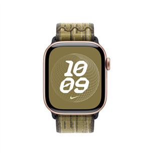 Apple 42mm Green/Grey Nike Sport Loop, zaļa/pelēka - Siksniņa pulkstenim