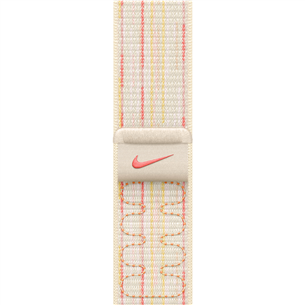 Apple 42mm Starlight/Pink Nike Sport Loop, bēša/rozā - Siksniņa pulkstenim MYJC3ZM/A
