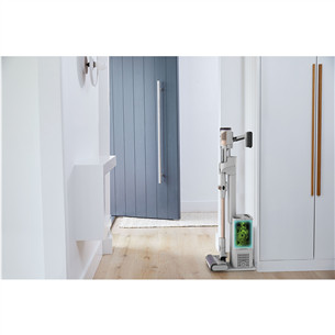 Shark Detect Clean & Empty, balta - Bezvadu putekļu sūcējs